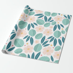 Soft Floral Elegante Geschenkpapier
