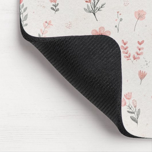 Soft Floral Mouse Pad Mousepad (Ecke)