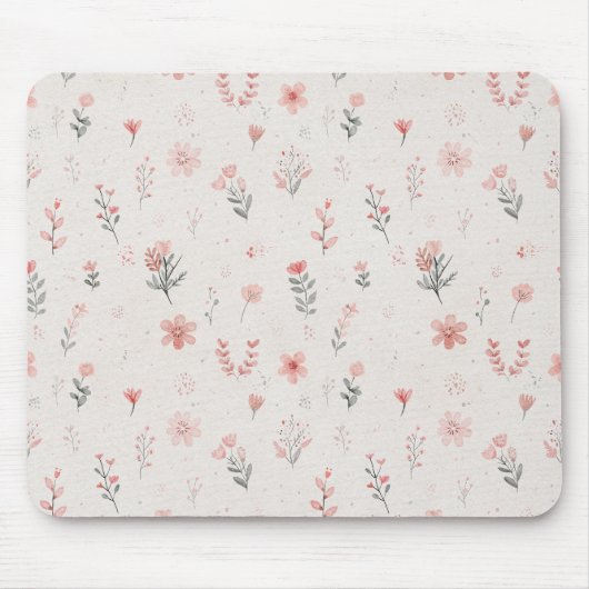 Soft Floral Mouse Pad Mousepad (Vorne)