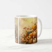 Soft Floral Pumpkins Kaffeetasse (VorderseiteRechts)