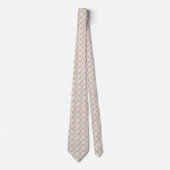Soft Floral Tie in Pink for a Refined Wedding Look Krawatte (Vorderseite)