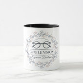 Soft Flowers Surrounding Reading Glasses Style Tasse (Zentrum)