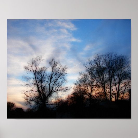 Soft Focus Sunset Print Poster (Vorne)
