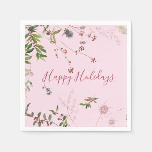Soft Folies und Berry Frame rosa Papier Napkin Serviette