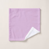 Soft French Lilac Solid Color Badhandtuch Set (Waschlappen)