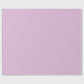 Soft French Lilac Solid Color Geschenkpapier (Flach)