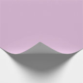 Soft French Lilac Solid Color Geschenkpapier (Ecke)