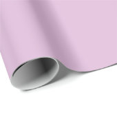 Soft French Lilac Solid Color Geschenkpapier (Rolleneckpunkt)