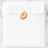 Soft Friendly Art Quadratischer Aufkleber (Tasche)