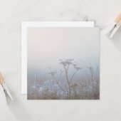 Soft Frosty Morning Nature Karte (Vorderseite/Rückseite Beispiel)