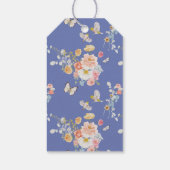 Soft Garden Florals Wedding Geschenkanhänger (Rückseite)