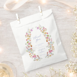 Soft Garden Florals Wedding Geschenktütchen