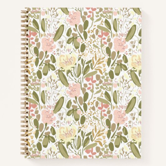 Soft Garden wedding Notizblock (Vorderseite)