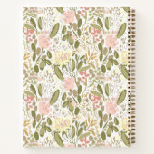 Soft Garden wedding Notizblock (Rückseite)