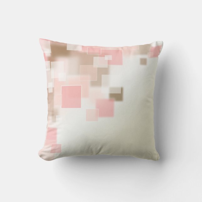Soft Geometric Abstrakt American MoJo Pillow Kissen (Vorderseite)