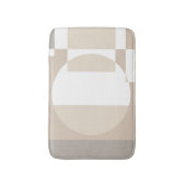 Soft Geometric Blocks – Simple and Sleek Badematte (Vorderseite Vertikal)