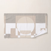 Soft Geometric Blocks – Simple and Sleek Badhandtuch Set (Handtuch)