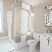 Soft Geometric Blocks – Simple and Sleek Duschvorhang (Beispiel)