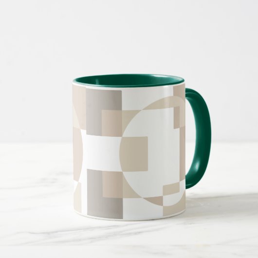 Soft Geometric Blocks – Simple and Sleek Tasse (VorderseiteRechts)