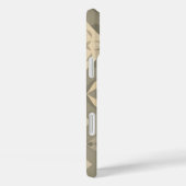 Soft Geometric iPhone16 Case - Nahtloses Muster De (Rückseite / Rechts)