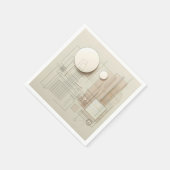 Soft Geometric Line  Serviette (Ecke)