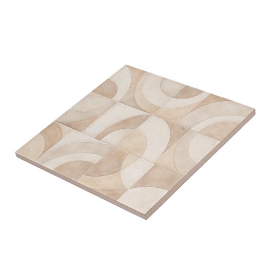 Soft Geometric Seamless Ceramic Tile Fliese (Seite)