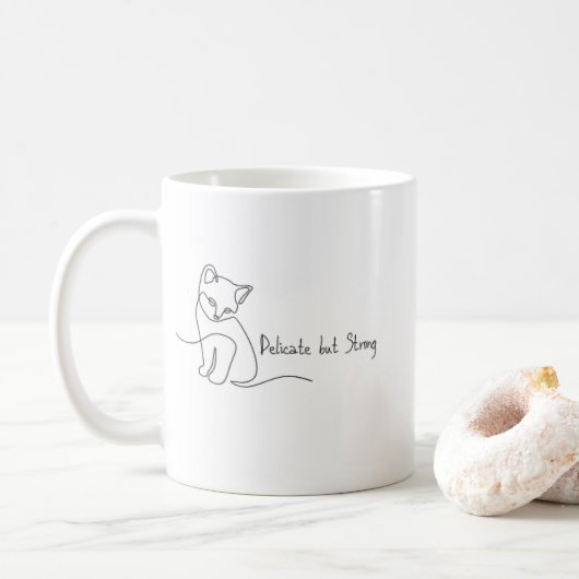 Soft Girl Aesthetic Coquette Mug Kaffeetasse (Mit Donut)