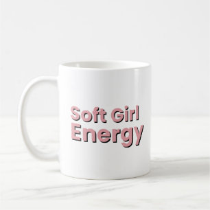 Soft Girl Energy Ästhetik Anime Mädchen Kaffeetasse