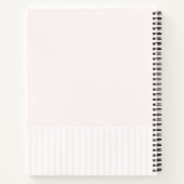 Soft Girl Pink Bow Notizblock (Rückseite)