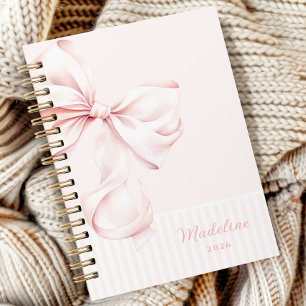 Soft Girl Pink Bow Notizblock