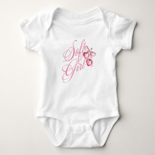 Soft Girl Rosa Schleife – Süße Coquette Baby Strampler