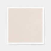 Soft Glamour - Elfenbeinfarben Eggshell Solid Serviette (Vorderseite)