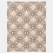 Soft Glow Heart Candle Pattern Fleecedecke (Vorderseite)