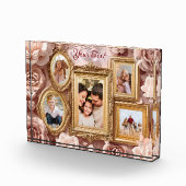 Soft Gold Baroque Floral Memory Frames Gallery Fotoblock (Rechts)