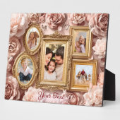 Soft Gold Baroque Floral Memory Frames Gallery Fotoplatte (Seite)