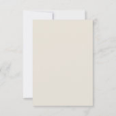 Soft Gold Floral Save The Date (Rückseite)