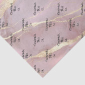 Soft Gold Peach Marble Seidenpapier (Ausschnitt)