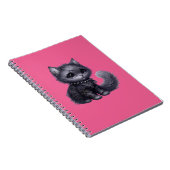 Soft Goth Kitten Notizblock (Rechte Seite)