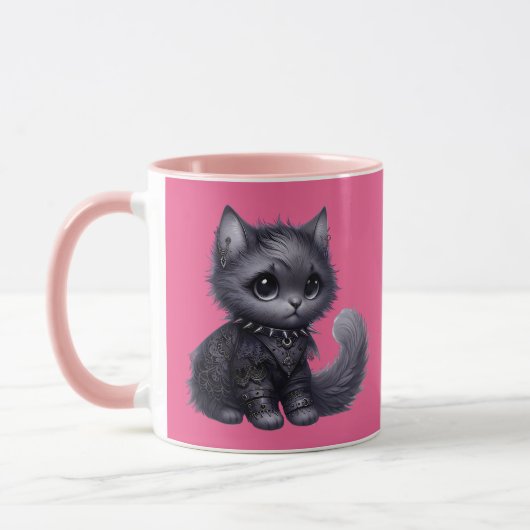 Soft Goth Kitten Tasse (Links)