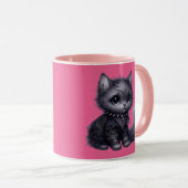 Soft Goth Kitten Tasse (VorderseiteRechts)