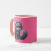 Soft Goth Kitten Tasse (Vorderseite Links)