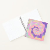 Soft Gradient Spiral Petals Notebook Notizblock (Innenseite)