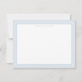 Soft Gray Frame Note Card Einladung
