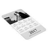 Soft Gray Stripe | Eleganter Foto - Kalender 2017 Magnet (Rechte Seite)
