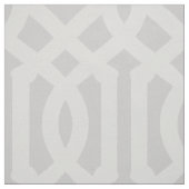 Soft Gray Trellis Große Skala Stoff (Muster)