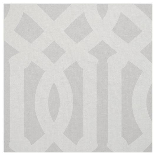 Soft Gray Trellis Große Skala Stoff (Muster)