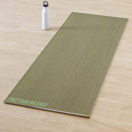 Soft Green Bamboo Texture Yoga Mat Yogamatte
