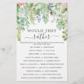 Soft Green Double Side Brautparty Games (Vorderseite)