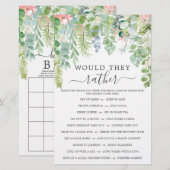 Soft Green Double Side Brautparty Games (Vorne/Hinten)