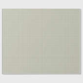 Soft Green Gingham Classic Karierter Frühling Somm Geschenkpapier (Flach)